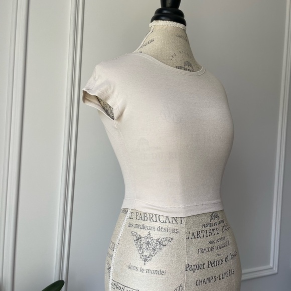 Zara Classic Cream Women's crop Top - Picture 4 of 5